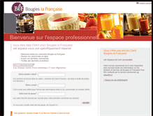 Tablet Screenshot of pro.bougies-la-francaise.com