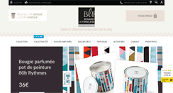 Desktop Screenshot of bougies-la-francaise.com